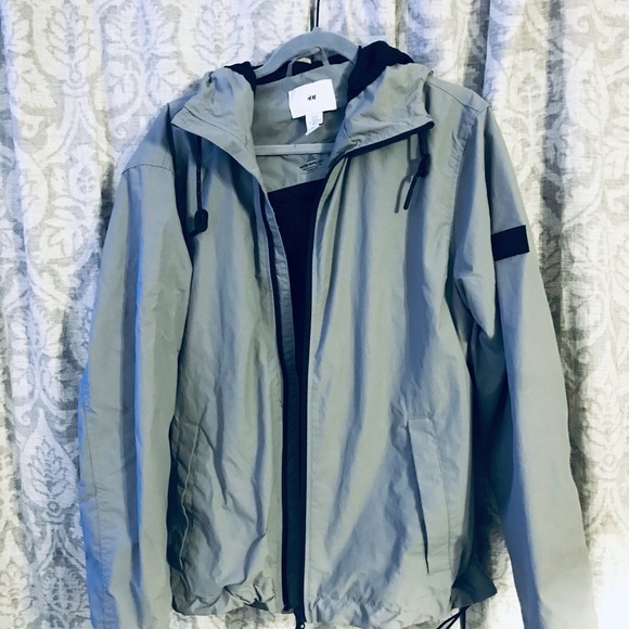 H&M Mens Windbreaker/Rain Jacket - Picture 3 of 4